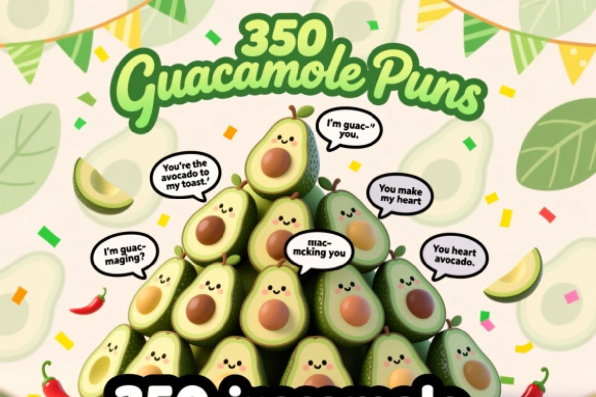 350 Guacamole Puns: Cute One-Liner Captions for Instagram, Birthday & Love