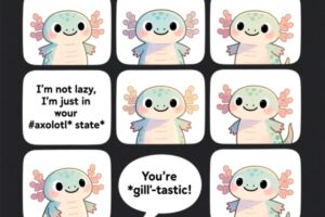 270 Axolotl Puns: Short Cute One Liner Jokes For Captions