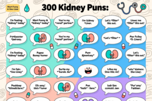 300 Kidney Puns: Short Funny & One Liner Captions