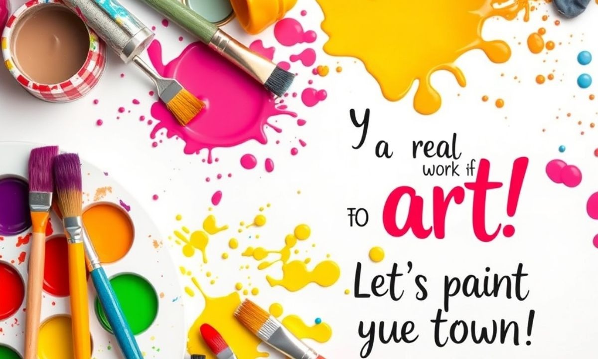 250+ Painting Puns That Brush Up Laughs: Short Captions for Instagram & Adults